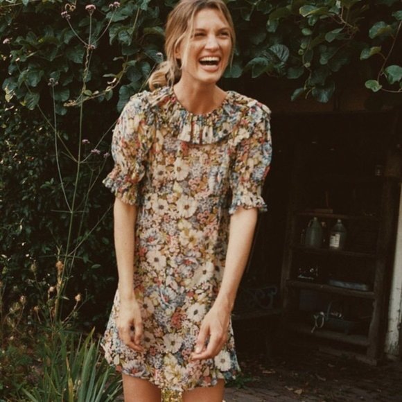 Doen Dresses & Skirts - Doen Baudoin Dress XS Alice floral RARE